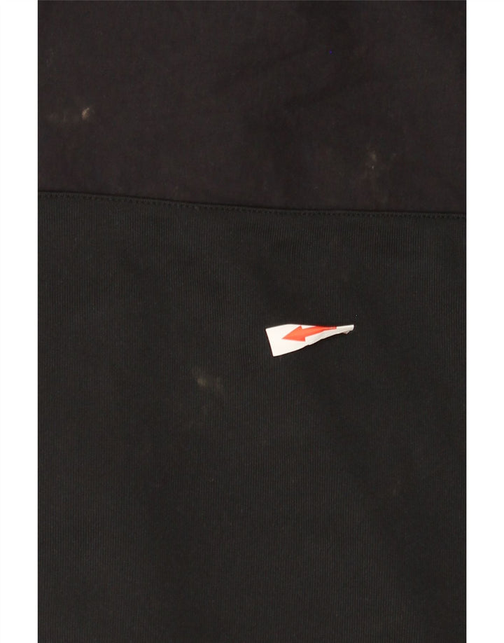 Suéter masculino Nike Graphic Zip com capuz grande poliéster preto
