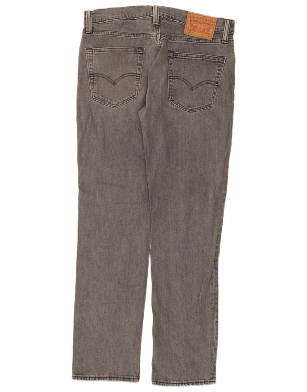Calça Jeans Levis 511 Slim Masculina W31 L30 Cinza Algodão