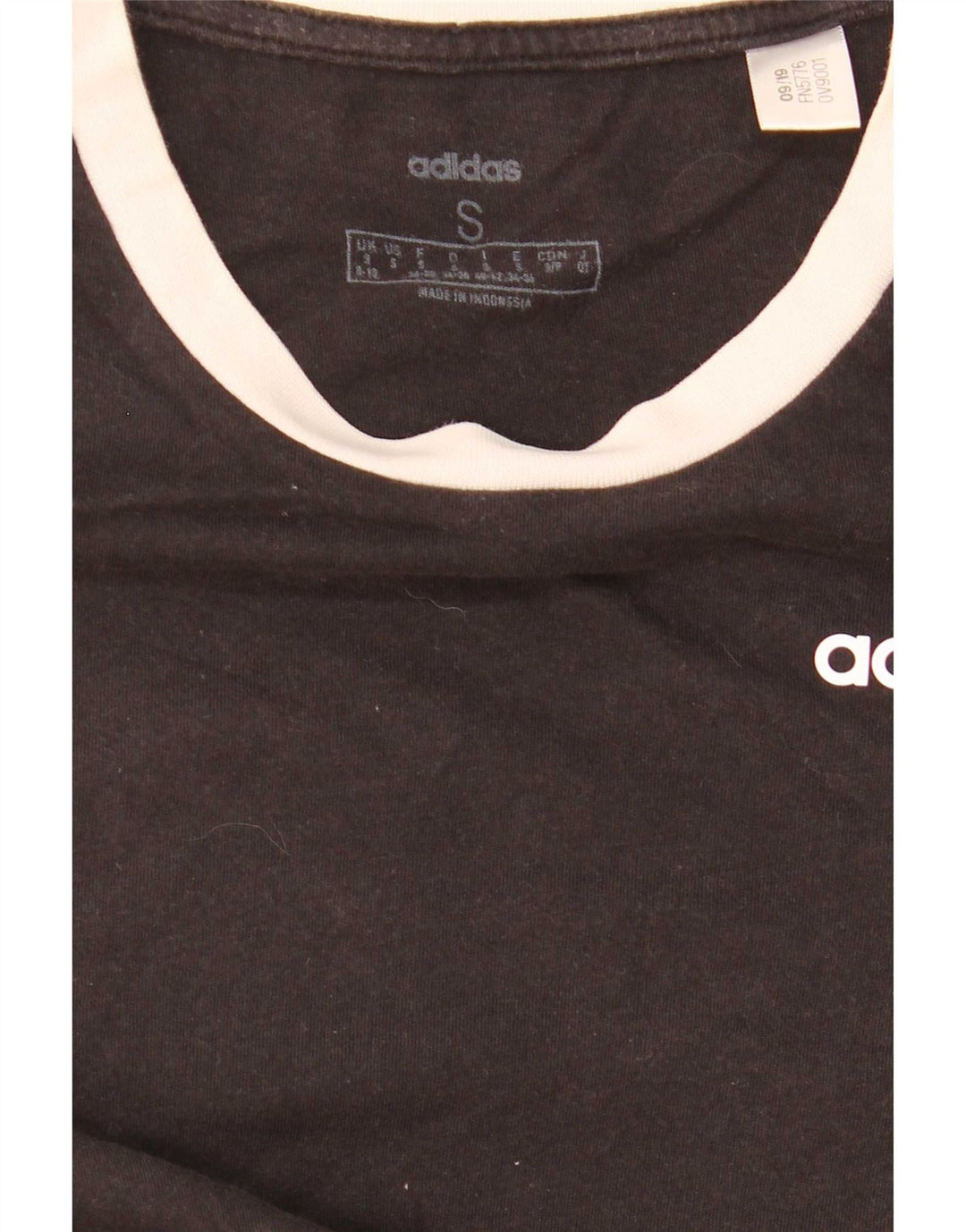 Camiseta Adidas Feminina Top UK 8/10 Pequena Preta