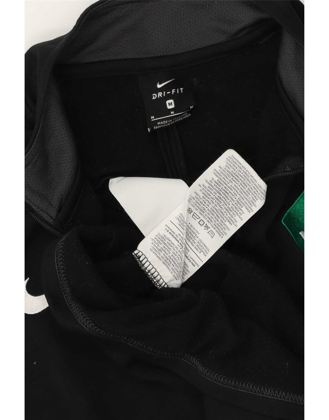 Nike Mens Dri Fit Graphic Pullover Treino Top Médio Preto Colourblock