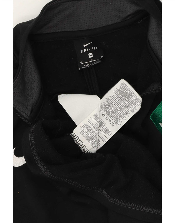 Nike Mens Dri Fit Graphic Pullover Treino Top Médio Preto Colourblock