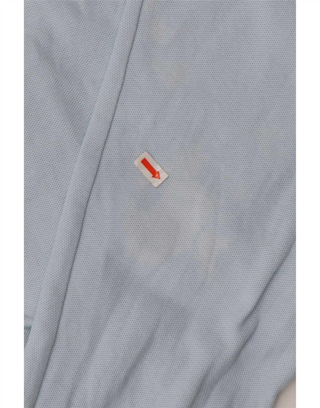 Camisa polo masculina FILA de manga comprida com ajuste solto IT 50 algodão azul médio