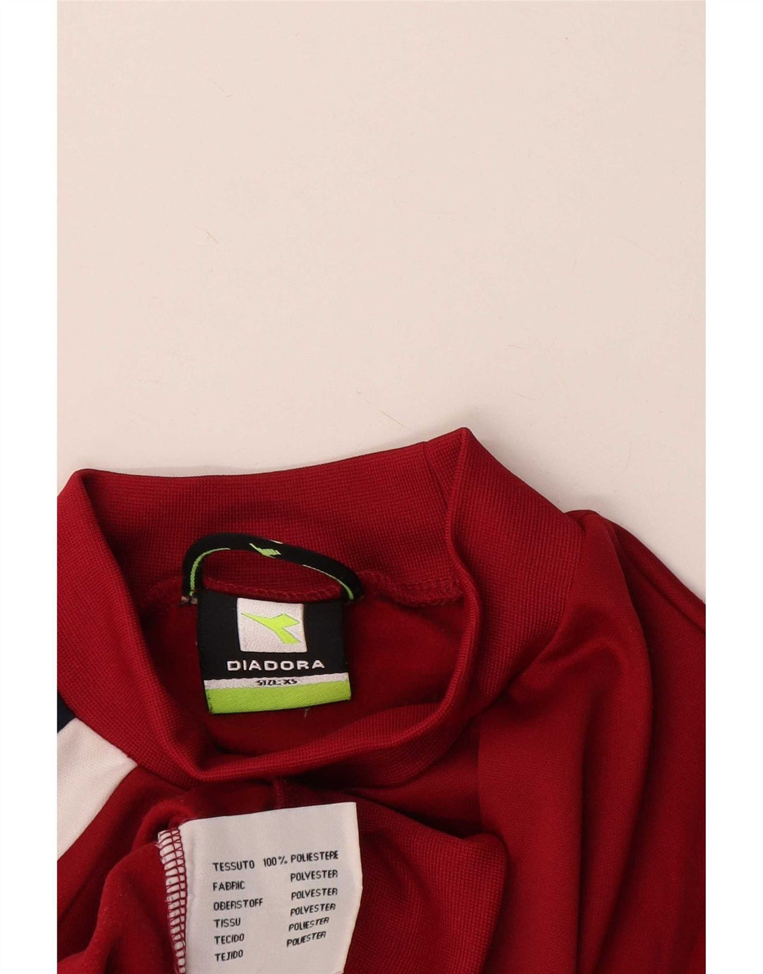 Diadora Mens Moletom Jumper XS Vermelho Colourblock Poliéster