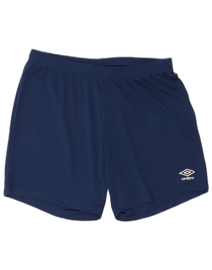 Umbro Mens Sport Shorts Grande Poliéster Azul