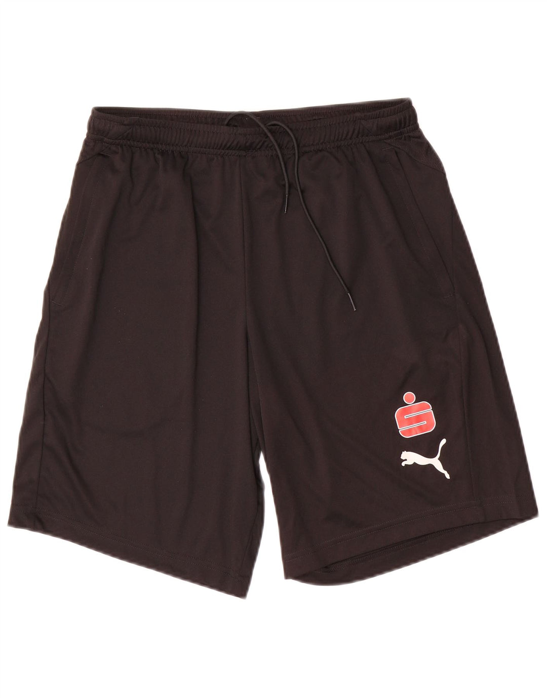 Shorts esportivos masculinos Puma médio preto