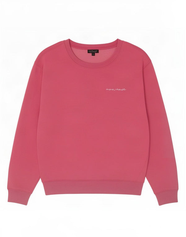Topshop moletom feminino grande com estampa gráfica Reino Unido 10 algodão rosa pequeno