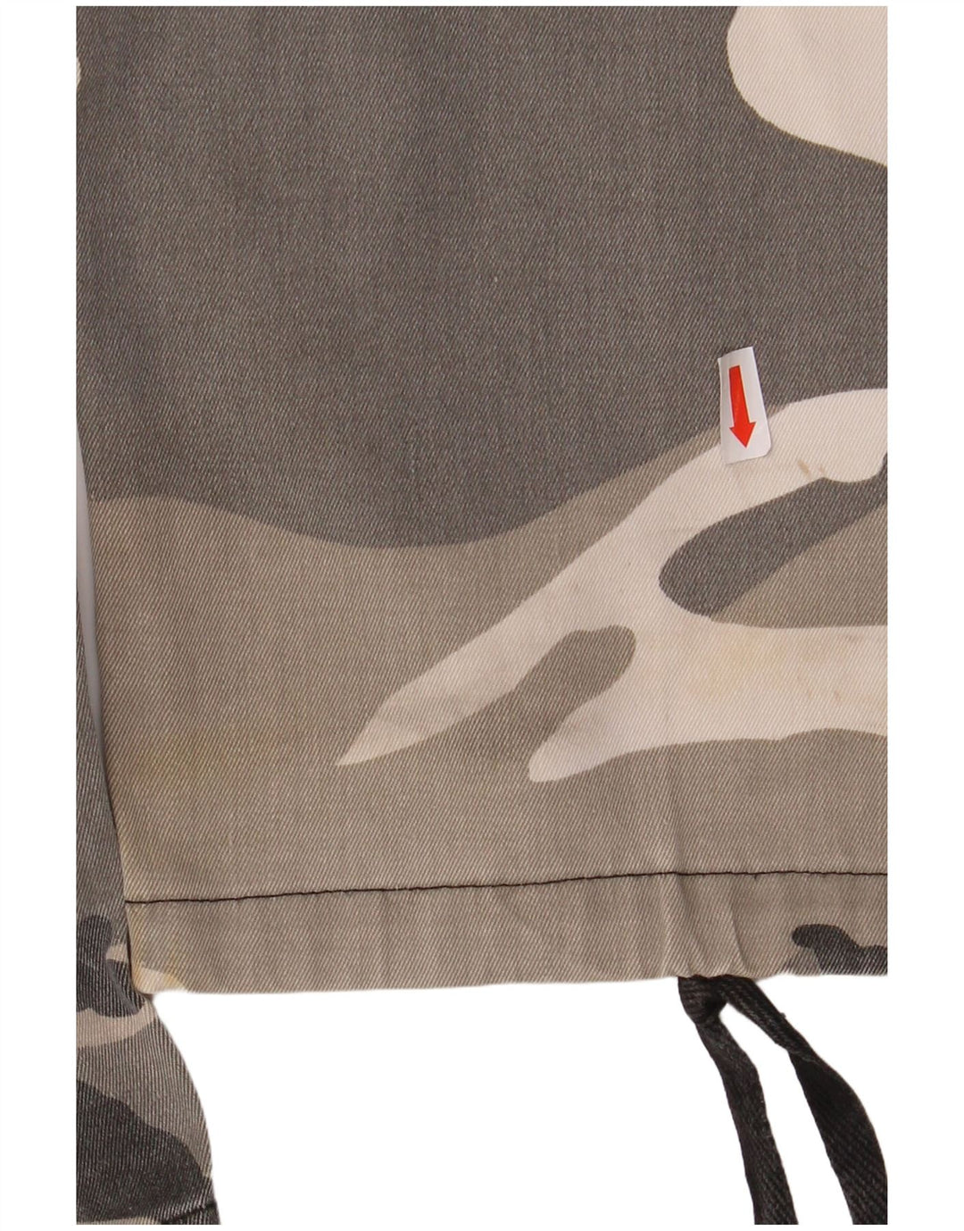 Calça cargo masculina VINTAGE regular pequena W31.5 L32.5 camuflagem cinza