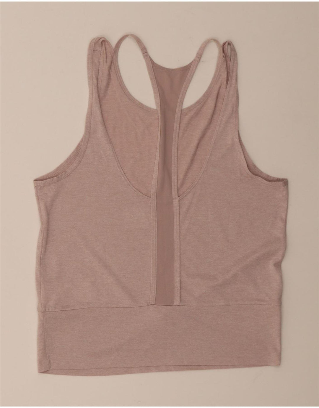 Nike Womens Dri Fit Vest Top UK 12 Médio Rosa Poliéster