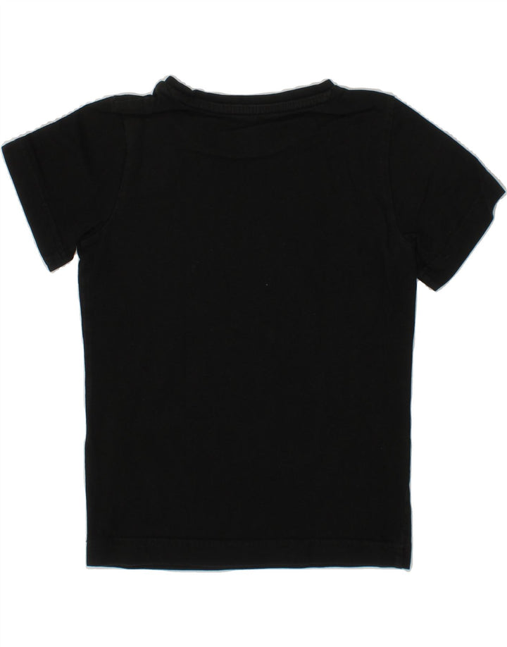 PUMA Boys Graphic T-Shirt Top 5-6 Years Black Cotton Vintage Puma and Second-Hand Puma from Messina Hembry 