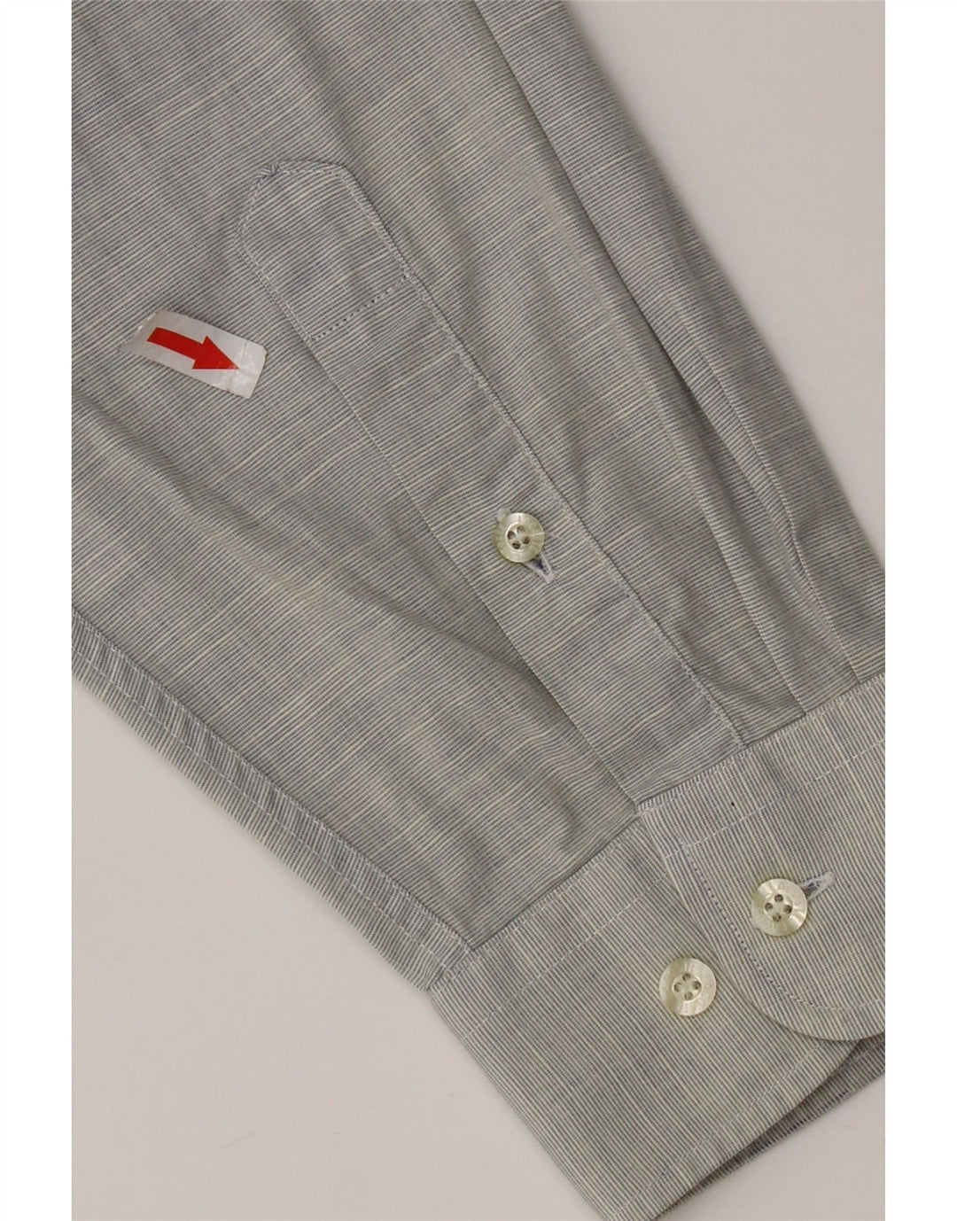 Camisa masculina Lacoste tamanho 39 algodão cinza médio