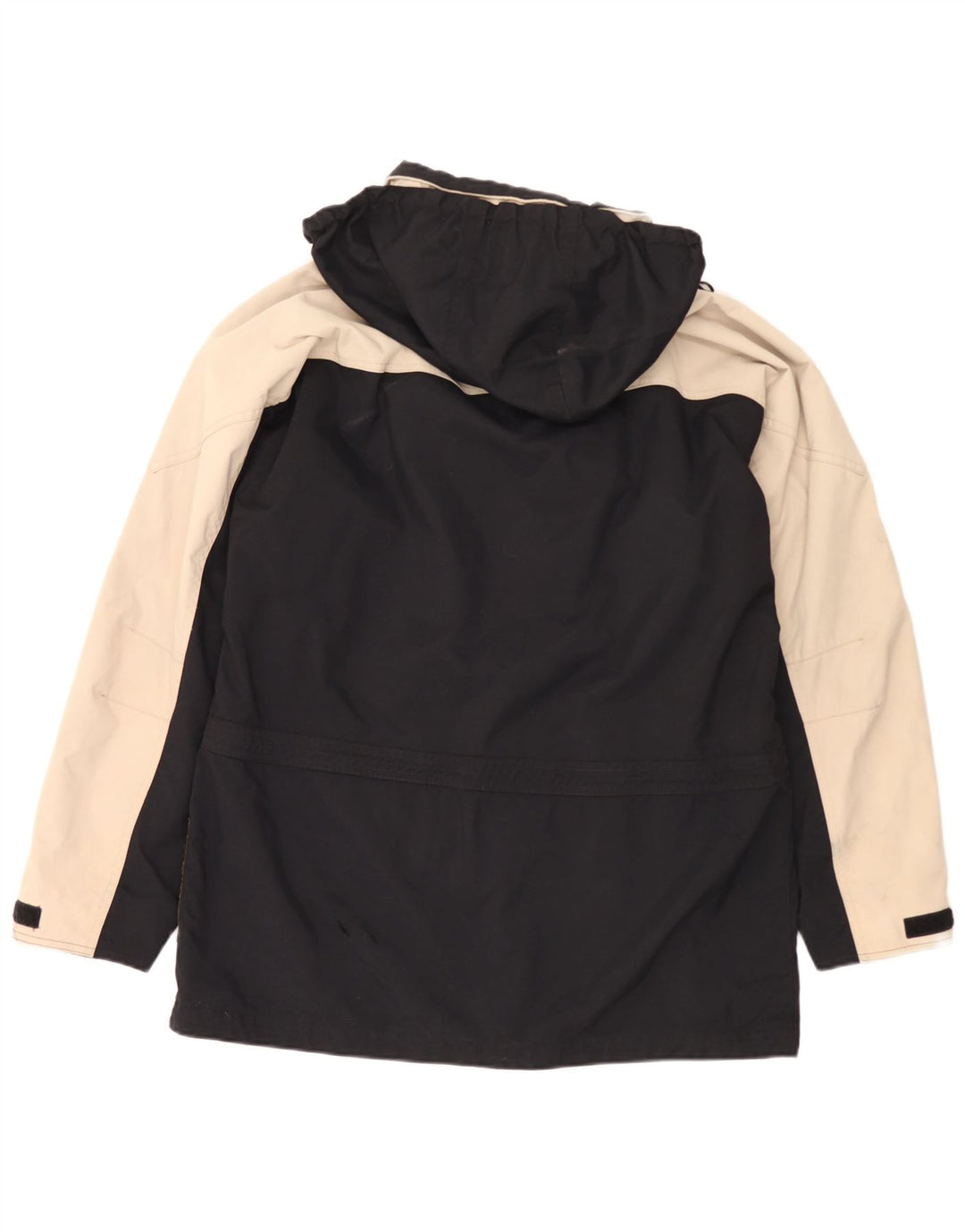 Jaqueta corta-vento masculina Camel Active com capuz UK 38 bloco colorido preto médio