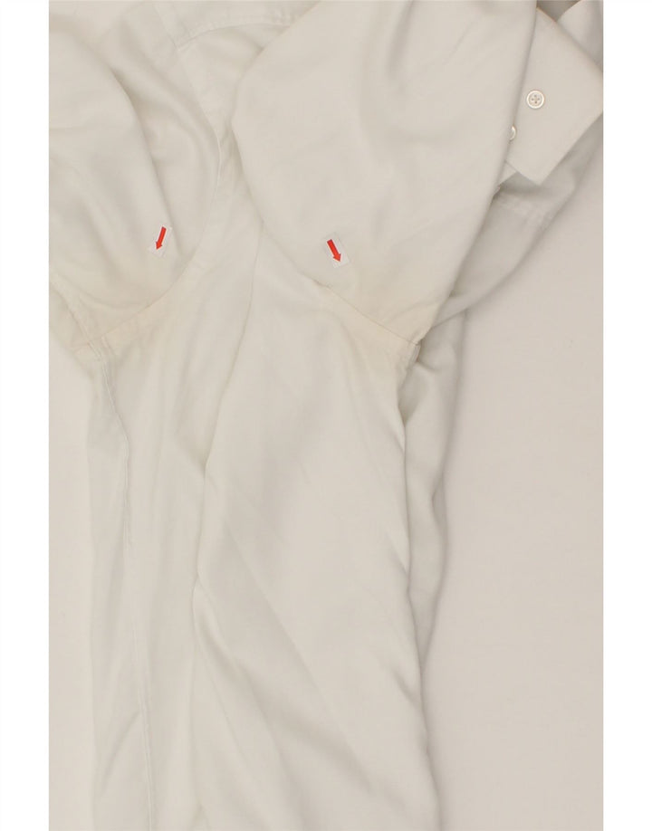 Camisa masculina slim fit HUGO BOSS tamanho 41 algodão branco médio