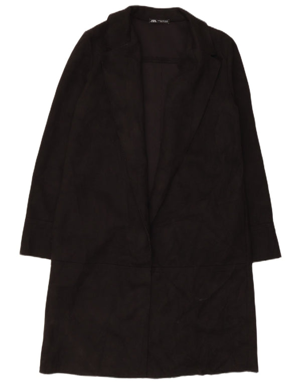 Sobretudo aberto feminino Zara UK 6 XS preto