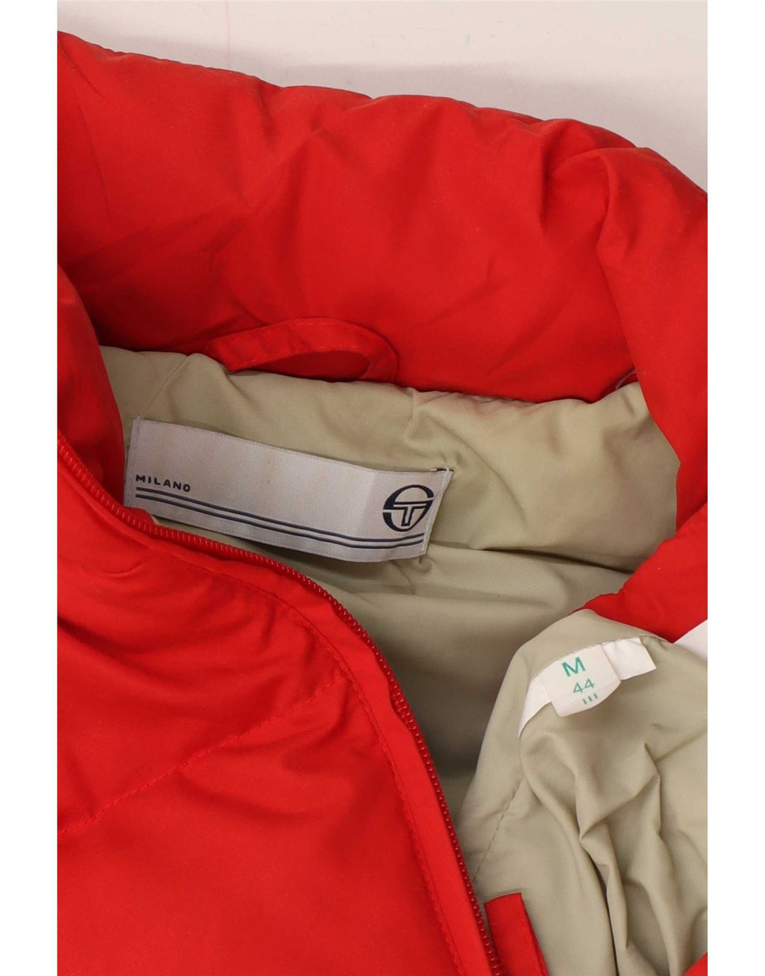 Jaqueta acolchoada feminina Sergio Tacchini IT 44 médio vermelho