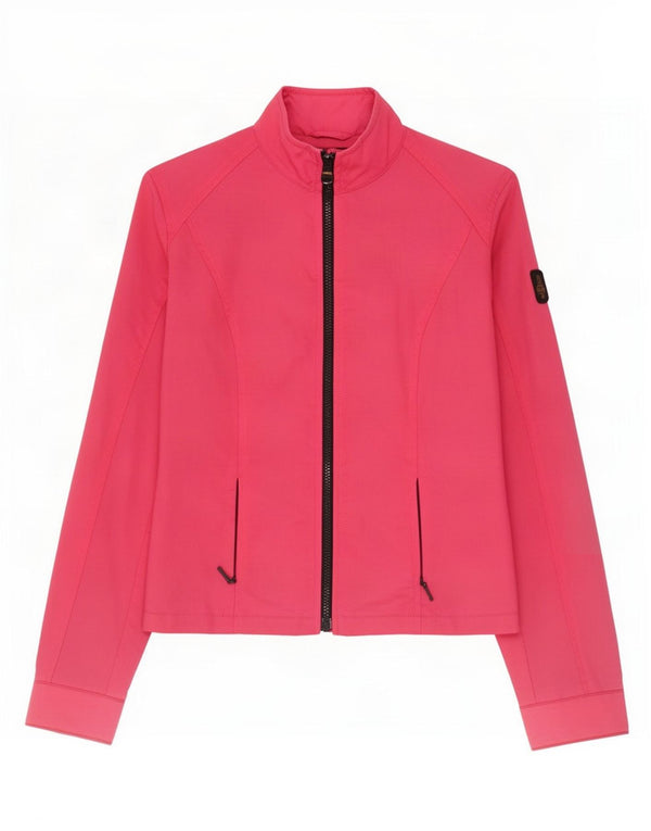 Jaqueta de chuva feminina Refrigiwear IT 40 pequena poliamida rosa