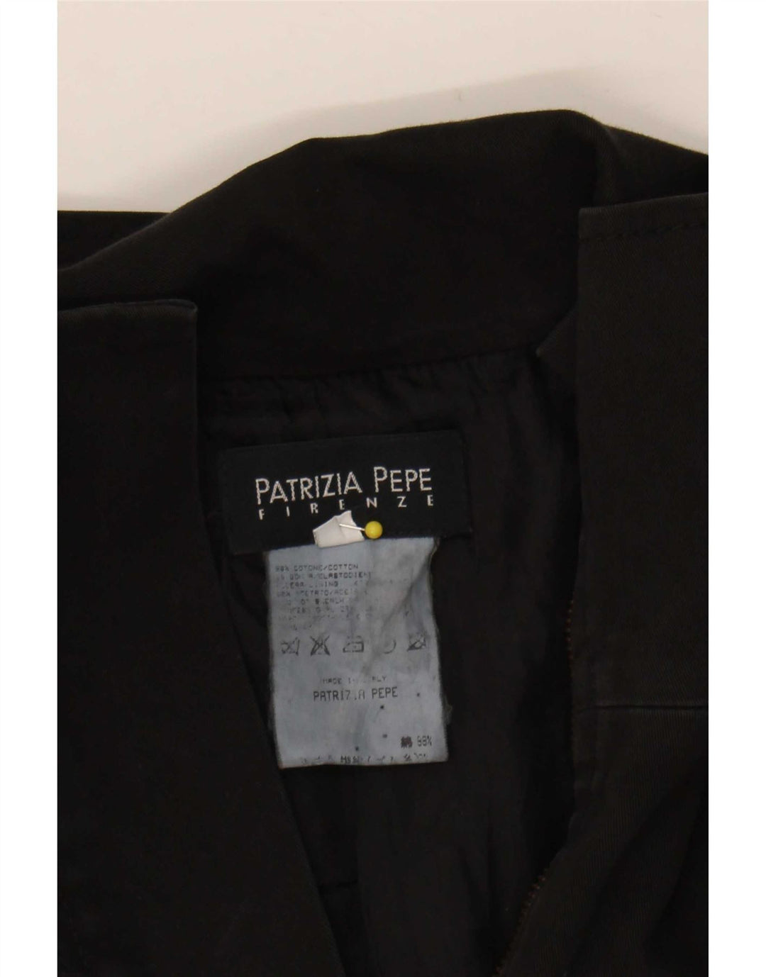 Jaqueta militar feminina Patrizia Pepe IT 42 algodão preto médio