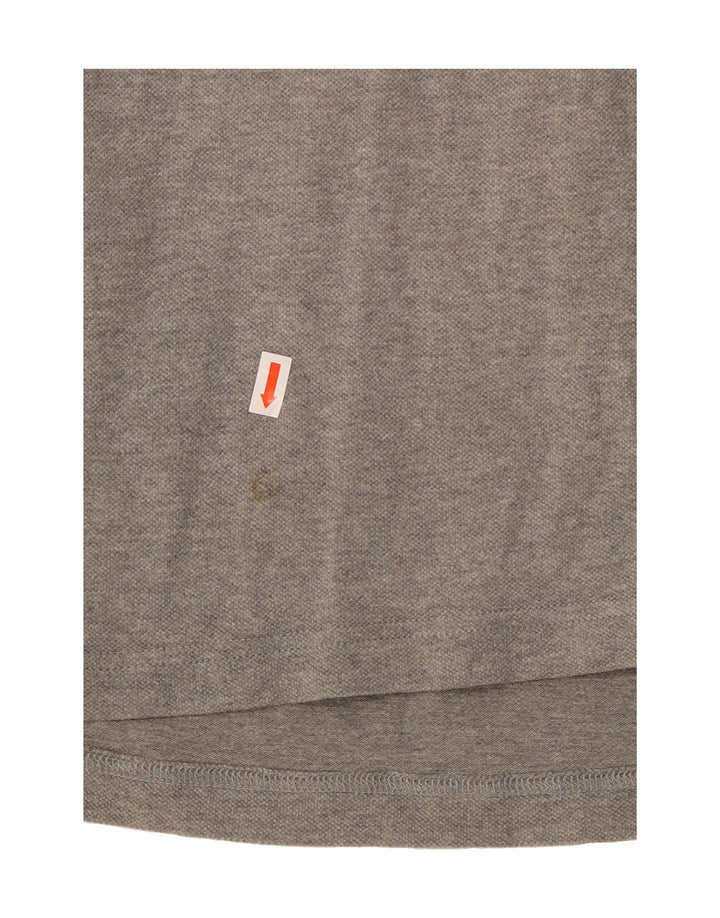 TOMMY HILFIGER Mens Regular Fit Polo Shirt XL Grey Cotton Vintage Tommy Hilfiger and Second-Hand Tommy Hilfiger from Messina Hembry 