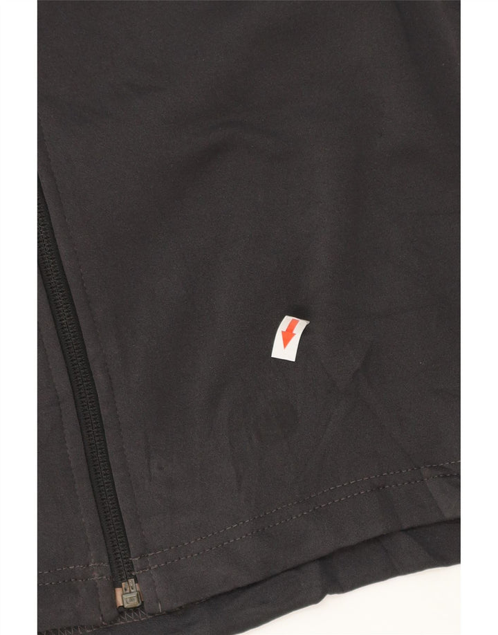 Jaqueta masculina de agasalho THE NORTH FACE cinza médio em bloco colorido de poliéster