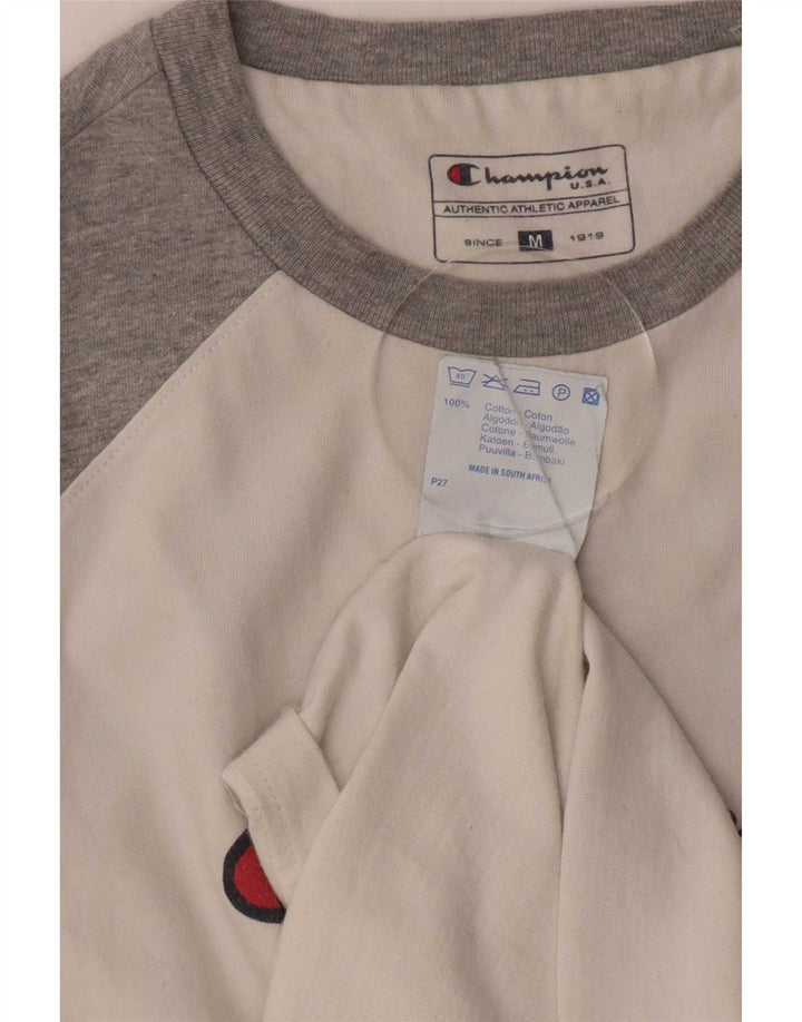 Champion Mens Graphic Vest Top Médio Algodão Colourblock Branco