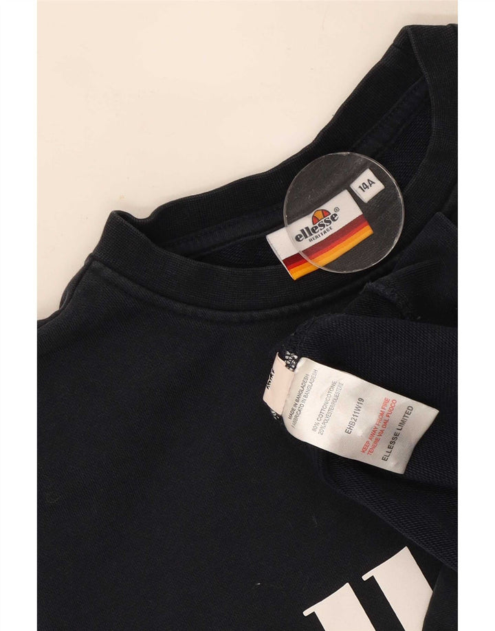 Suéter Ellesse Boys Heritage Graphic 13-14 anos azul marinho