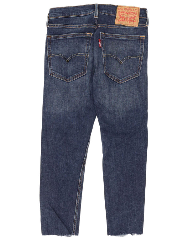 Levi's Masculino 519 Hi-ball Cropped Jeans Skinny W30 L23 Azul Marinho Algodão