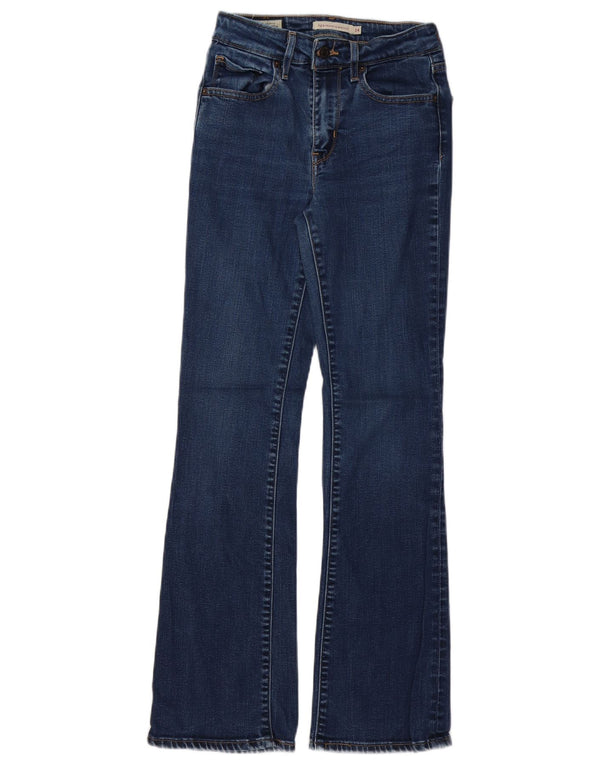 Jeans femininos LEVI'S cintura alta bootcut W24 L30 azul Lyocell