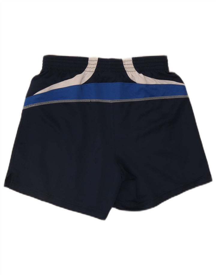 Shorts esportivo masculino Asics pequeno azul marinho Colourblock poliéster