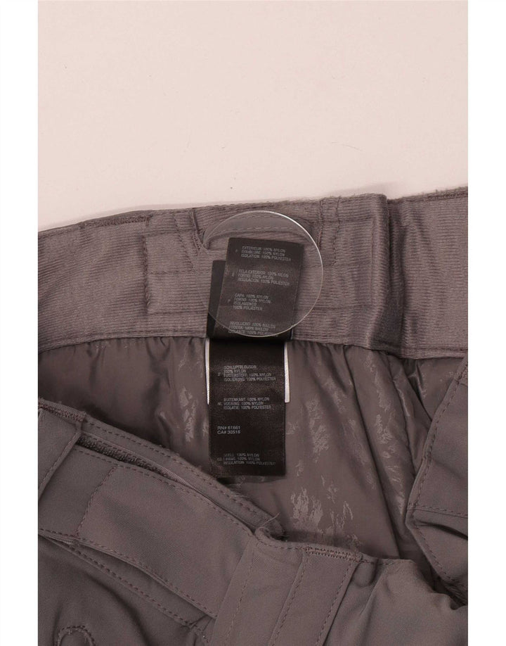 Calças de esqui masculinas The North Face em nylon cinza médio