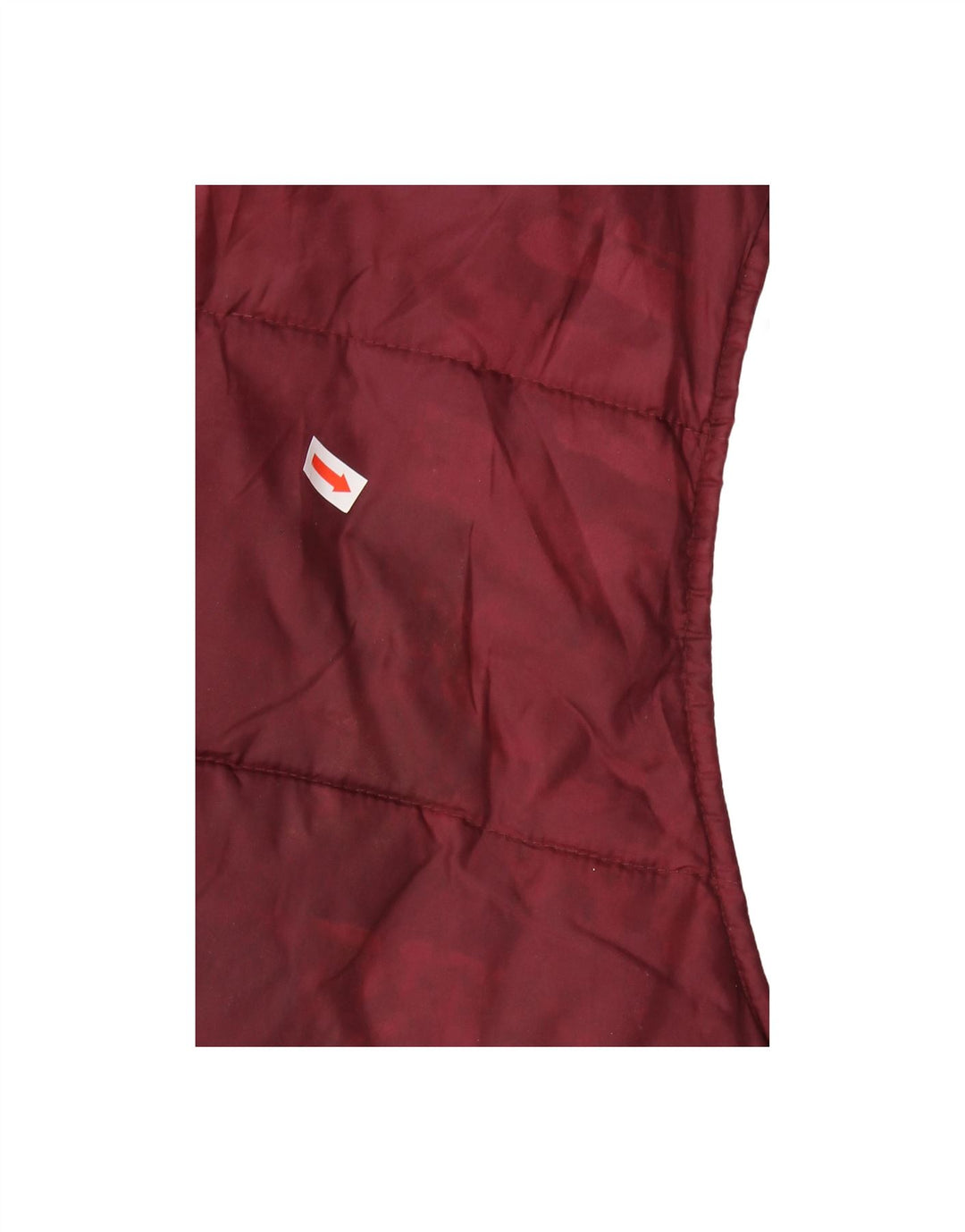 Colete masculino acolchoado com capuz RIFLE UK 40 grande Borgonha