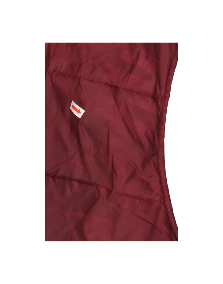 Colete masculino acolchoado com capuz RIFLE UK 40 grande Borgonha
