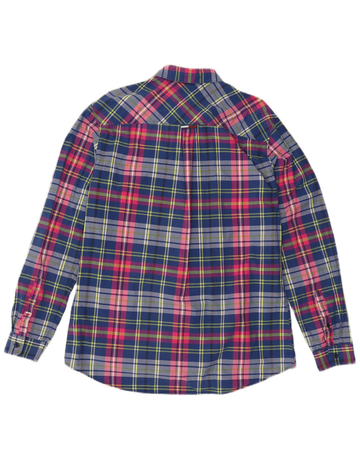Camisa masculina TOMMY HILFIGER regular fit grande algodão xadrez multicolorido