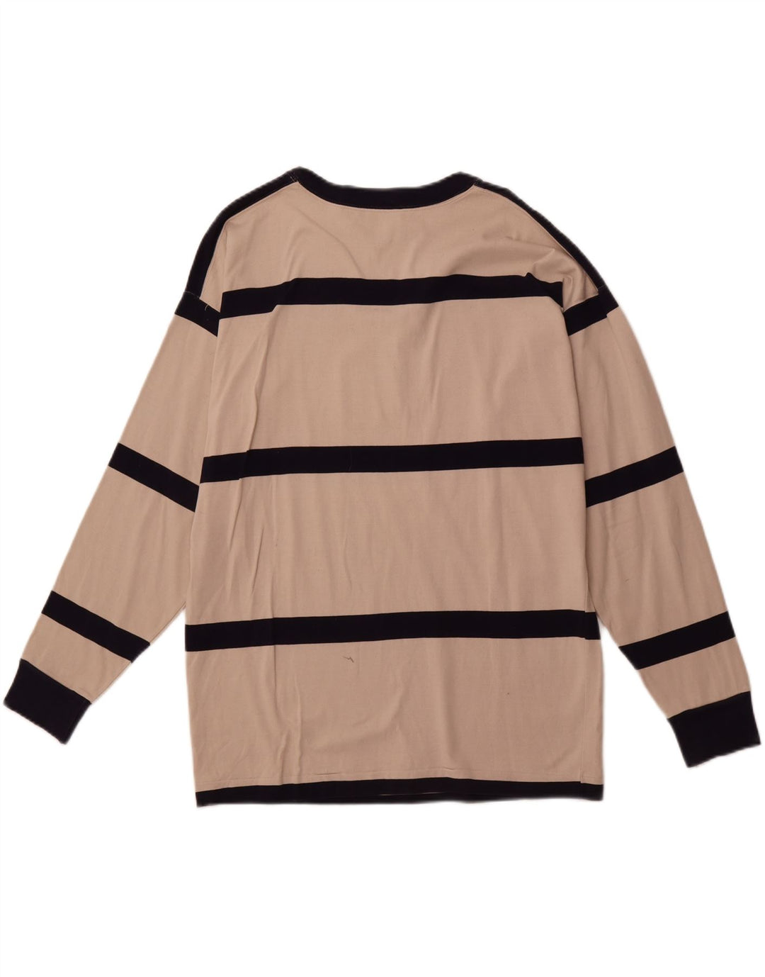 KAPPA Mens Top Long Sleeve XL White Striped Cotton