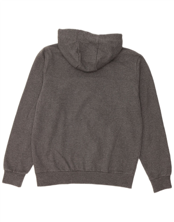 Ellesse moletom com capuz masculino grande algodão cinza