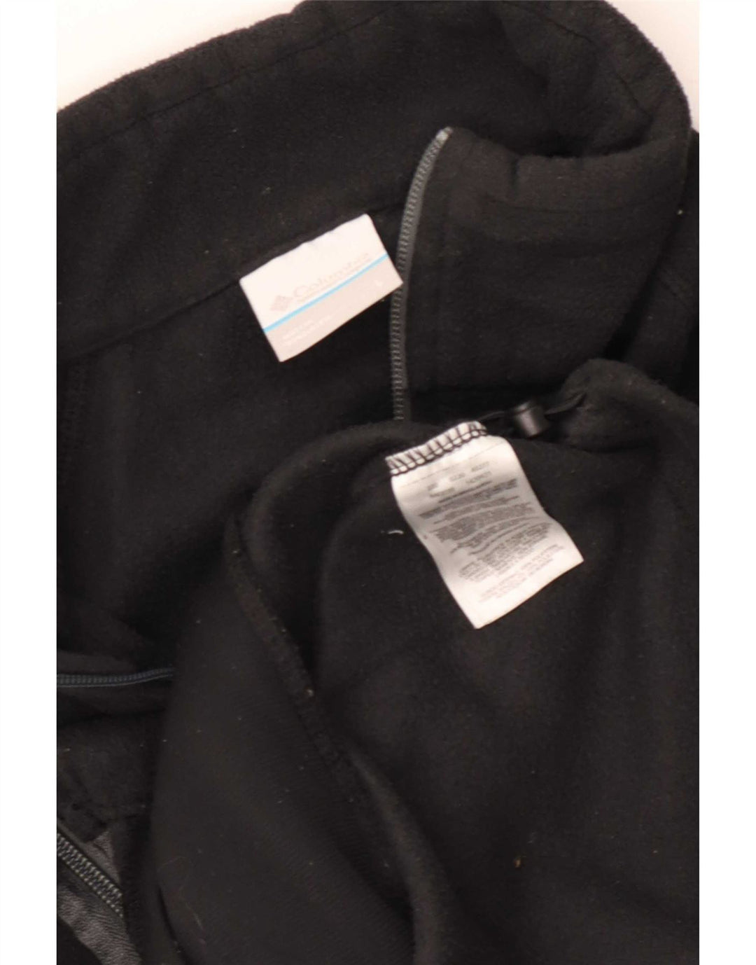 Jaqueta de lã masculina Columbia UK 40 grande poliéster preto