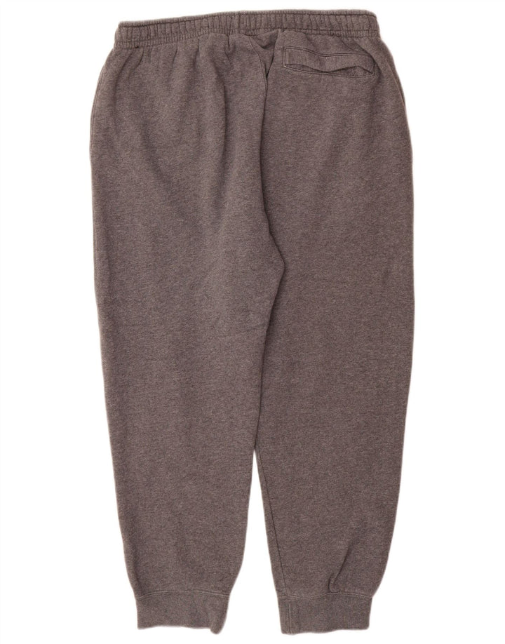 Calça de treino masculina Nike joggers grande algodão cinza