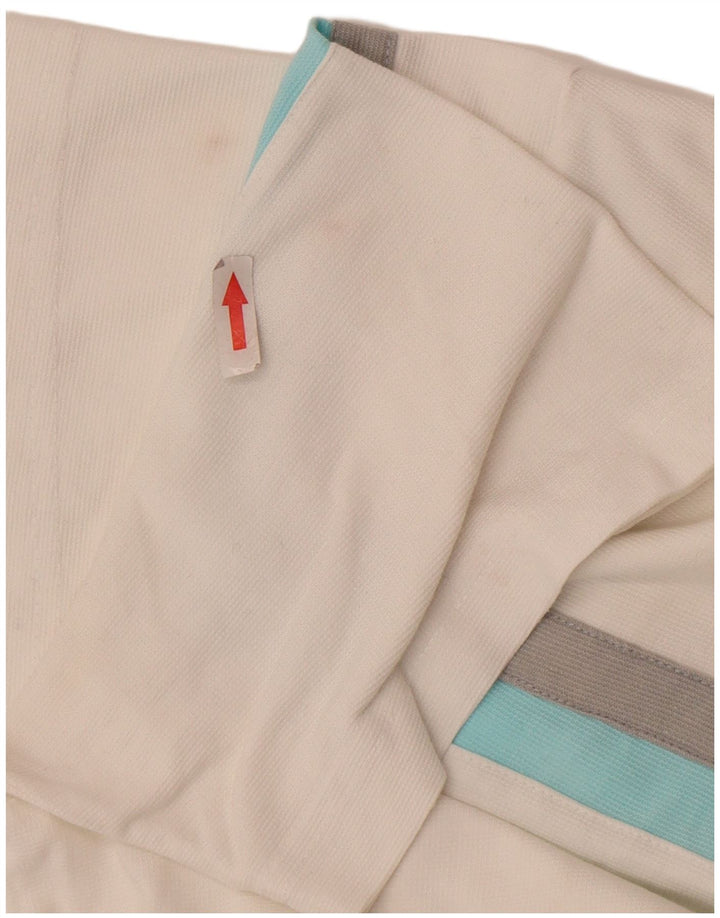 Camisa polo masculina Lee média listrada branca
