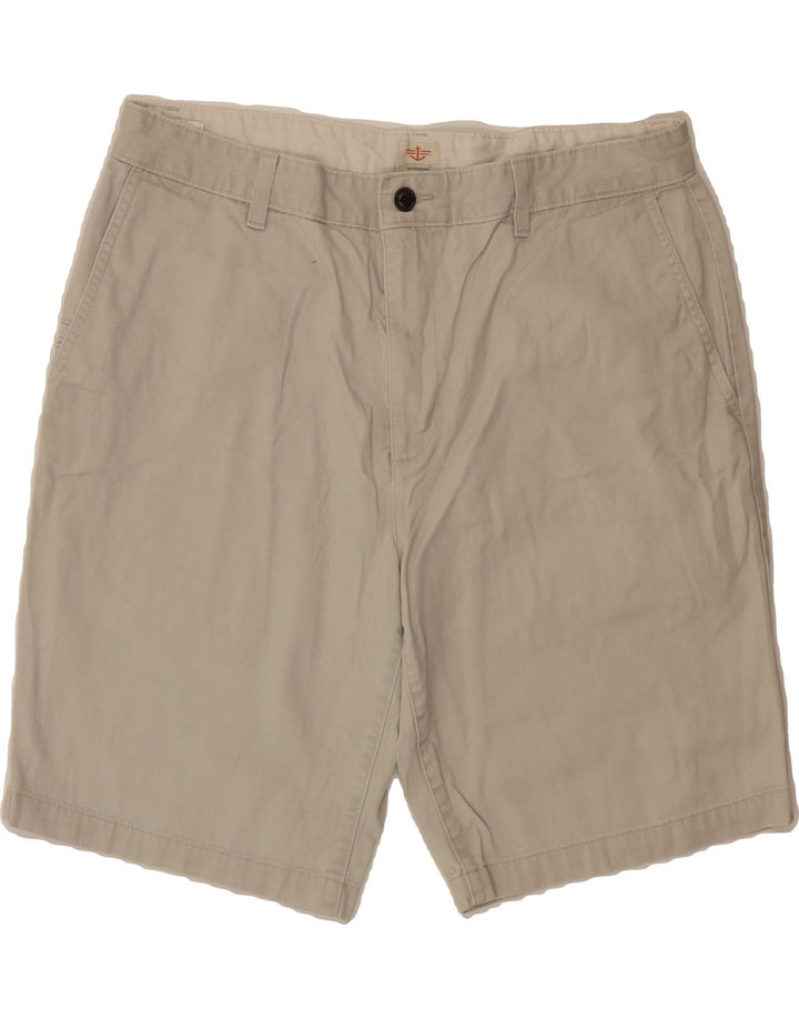 DOCKERS Mens Chino Shorts W36 Large  Grey Cotton Vintage Dockers and Second-Hand Dockers from Messina Hembry 