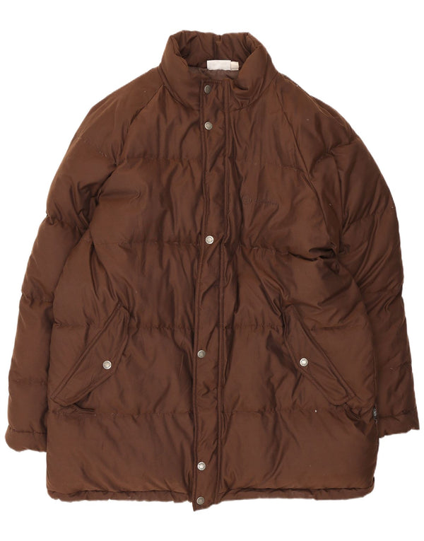 Casaco acolchoado masculino Sergio Tacchini IT 54 2XL policloreto marrom