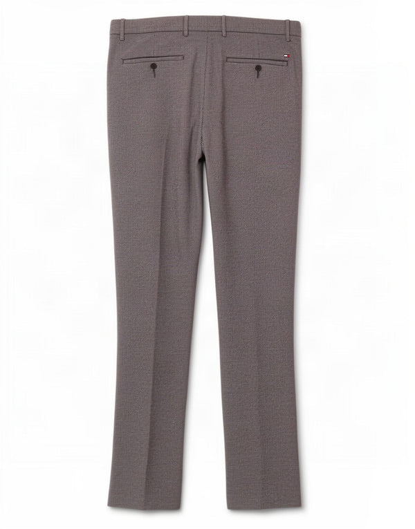 Tommy Hilfiger Mens Slim Chino Calças W32 L32 Azul Marinho Poliéster