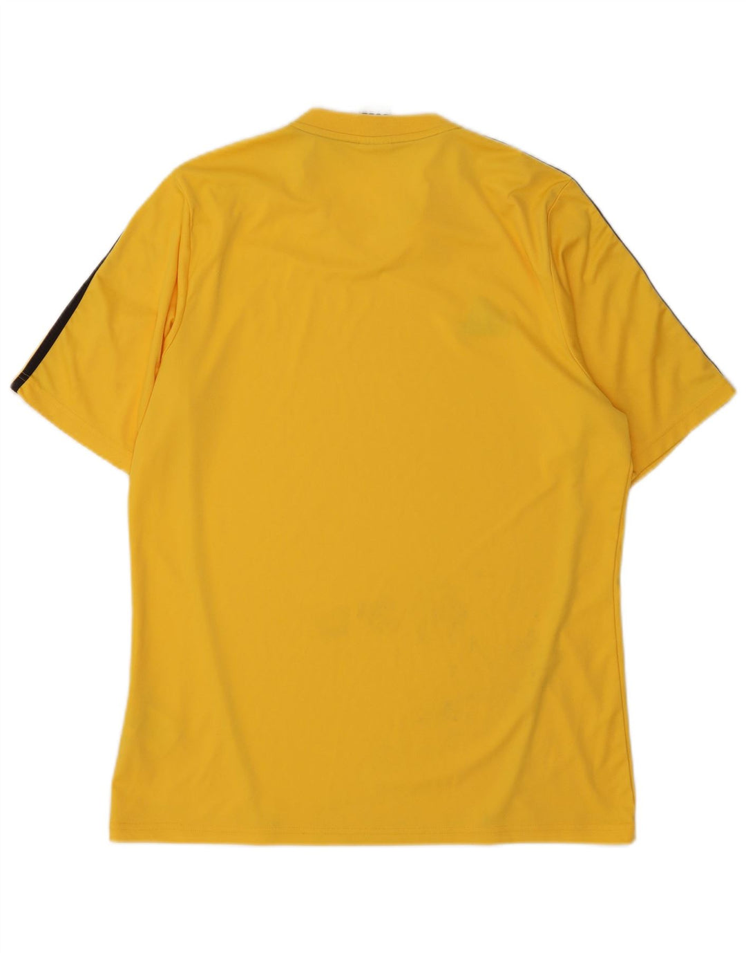 Adidas Mens Climalite Camiseta Top Grande Poliéster Amarelo