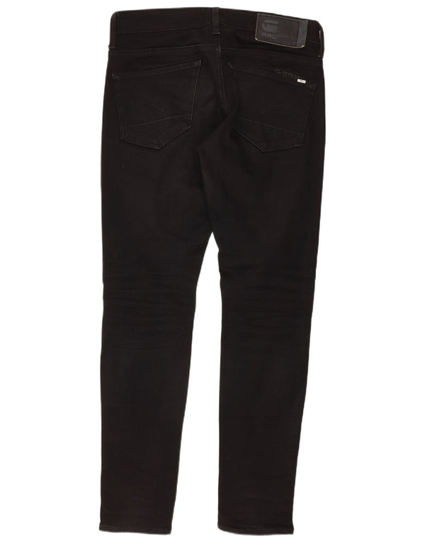 G-Star Masculino 3301 Jeans Skinny W28 L30 Algodão Preto