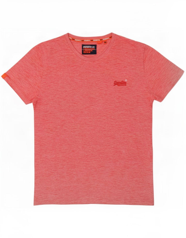 Camiseta masculina Superdry Top médio vermelho manchado