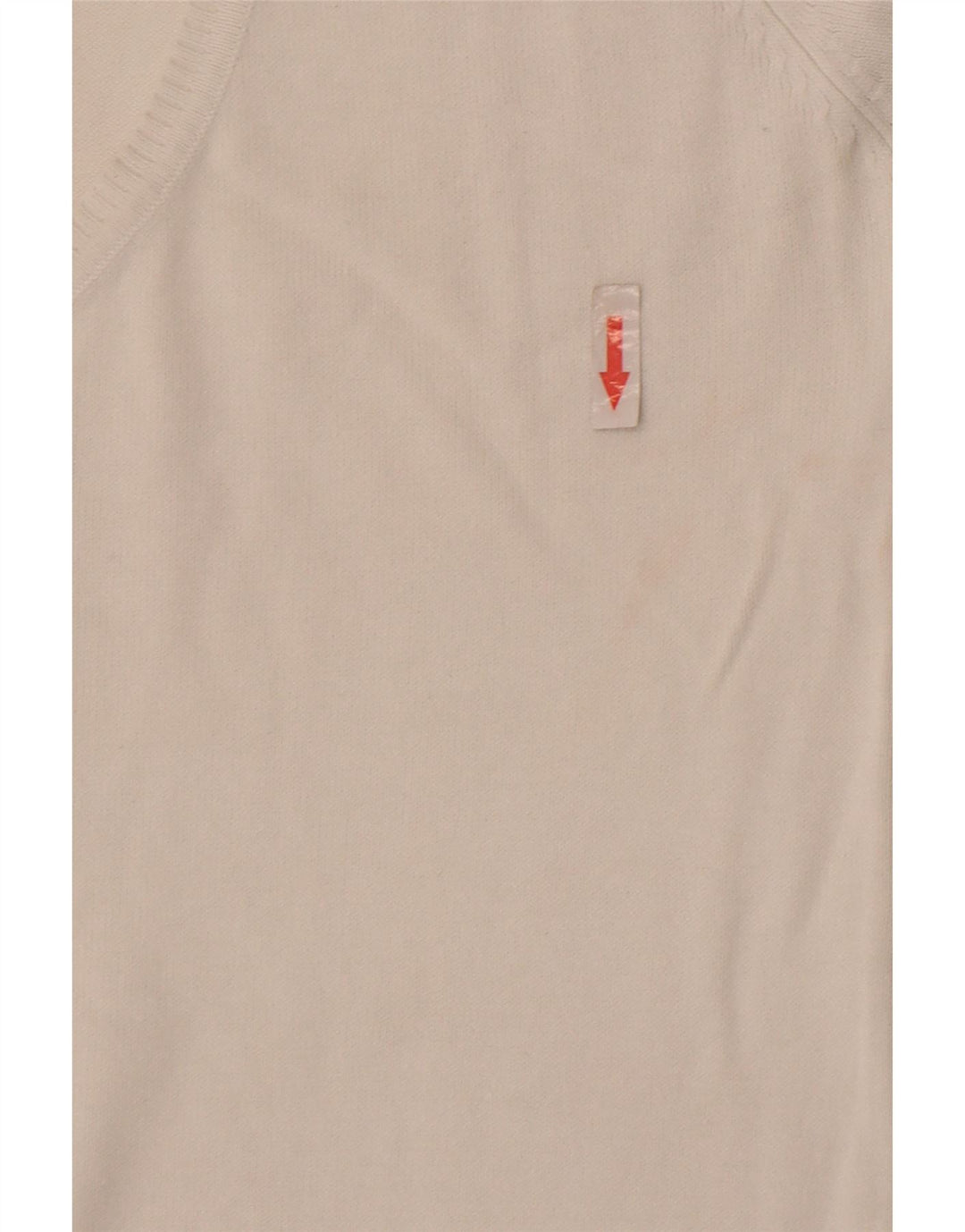 Suéter cardigã feminino Zara UK 12 algodão branco médio