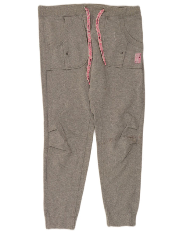 Calça de treino feminina Diesel Joggers UK 14 algodão cinza médio