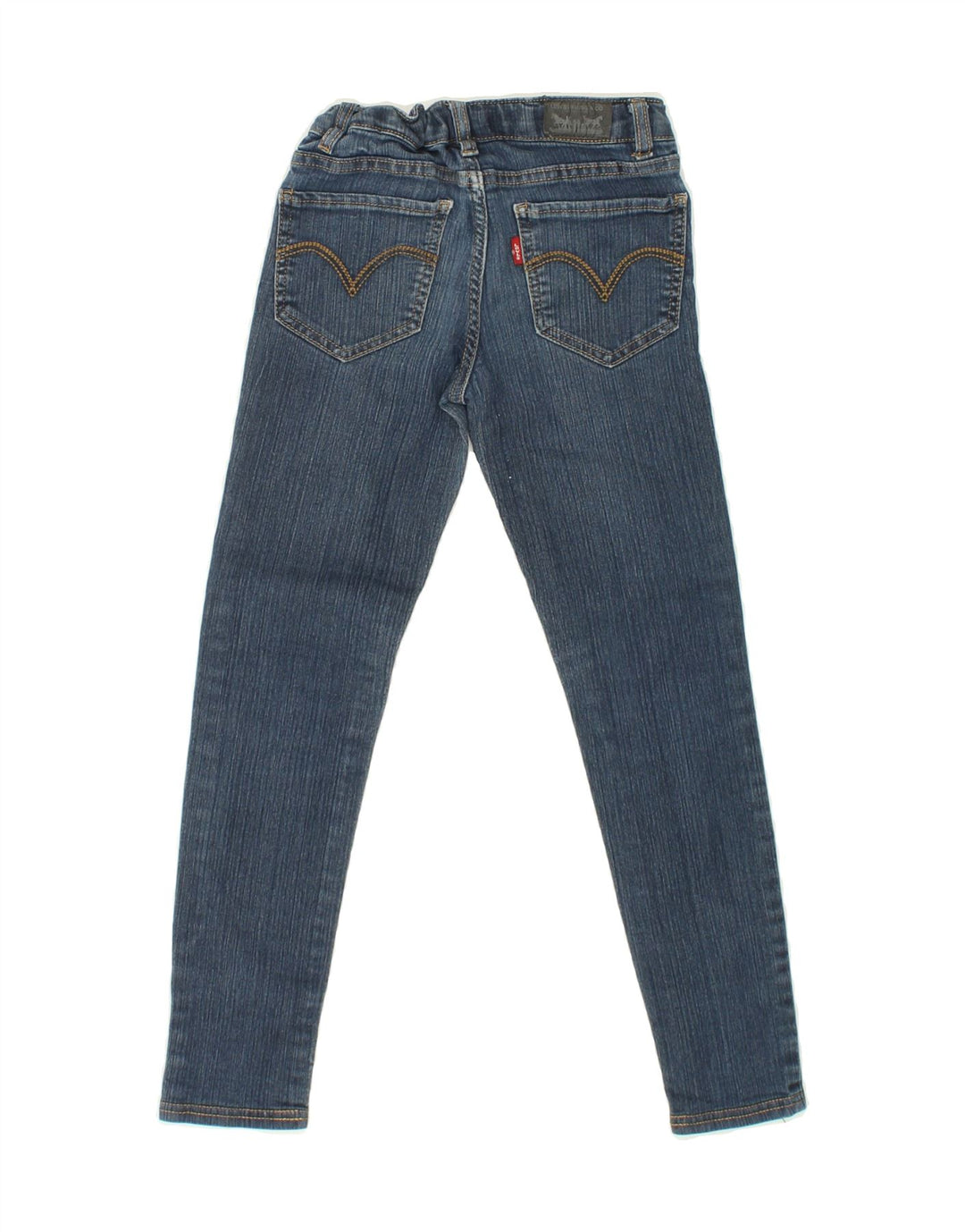 LEVI'S Girls Legging Jeans 7-8 Years W26 L23  Blue Cotton Vintage Levi's and Second-Hand Levi's from Messina Hembry 