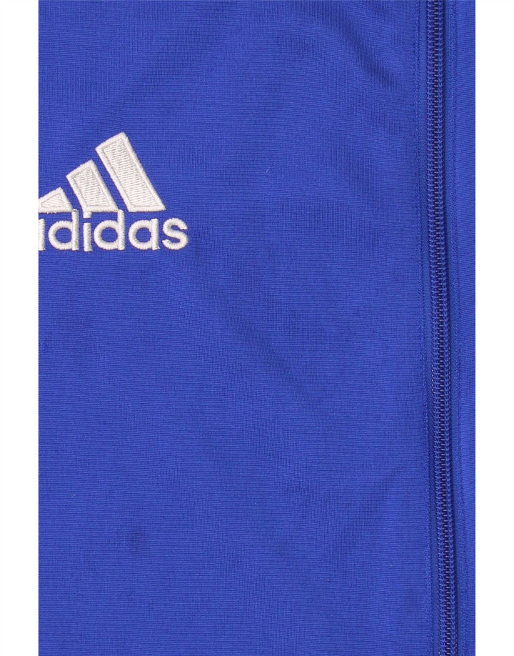 Adidas Mens Tracksuit Top Jacket XL Azul Colorblock Poliéster
