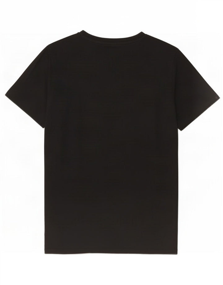 Camiseta masculina Lee com estampa gráfica pequena de algodão preto