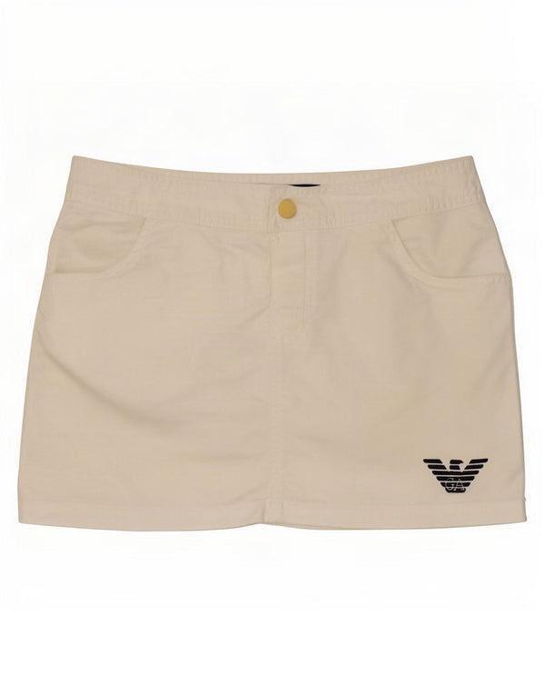 Maiô feminino Emporio Armani UK 4 XS algodão branco