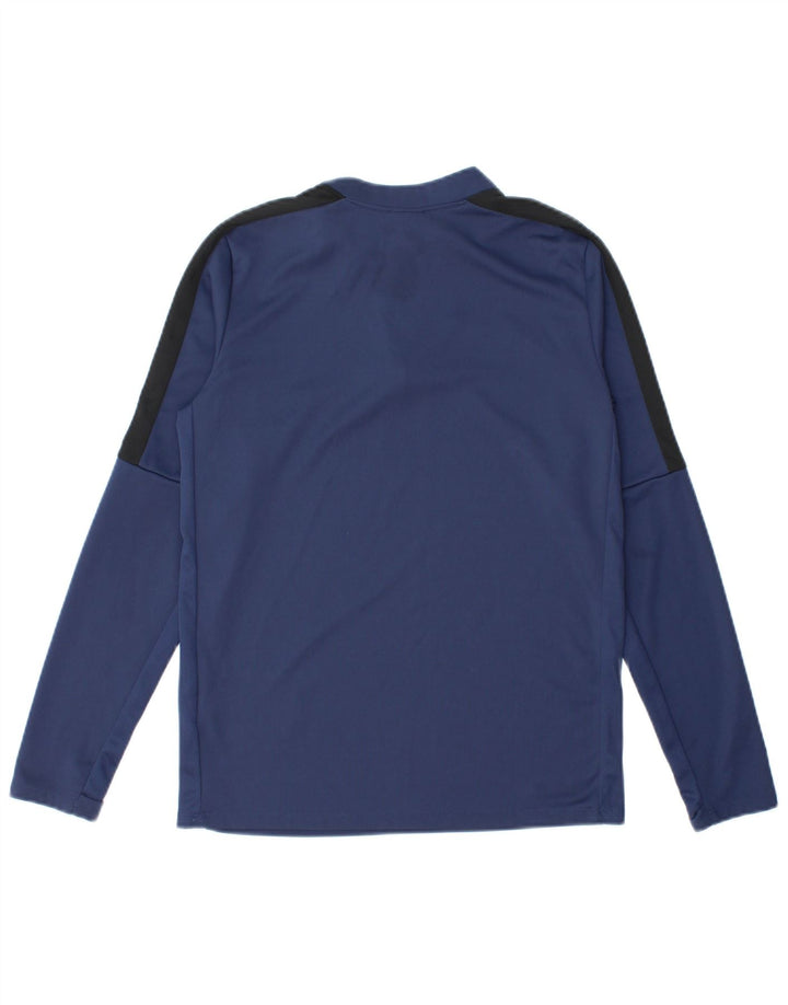 Top de treino Nike Boys Dri Fit pulôver 12-13 anos grande azul marinho
