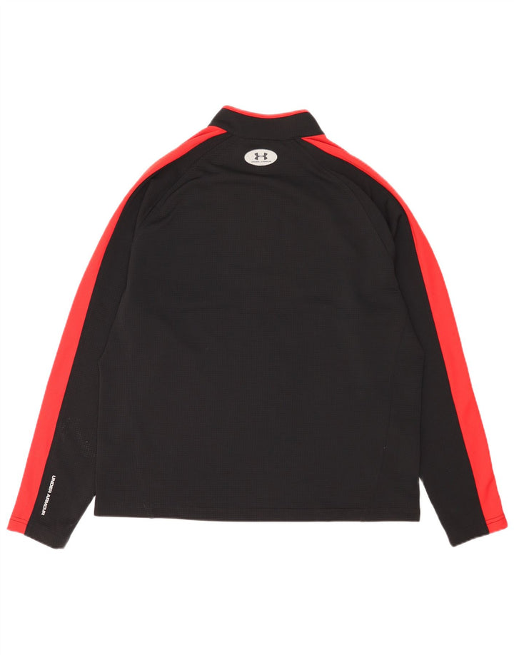 Under Armour masculino Allseason Gear pulôver moletom top grande preto